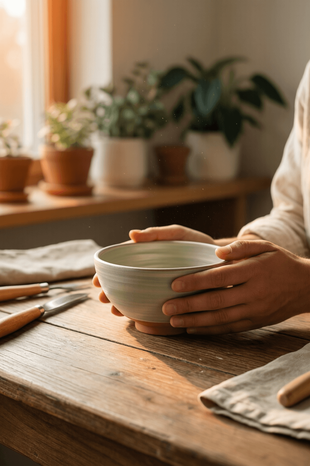 Care, Creation, and the Recognition of Worth To handle an object with care is to respect the energy it took to create it; to handle your own life