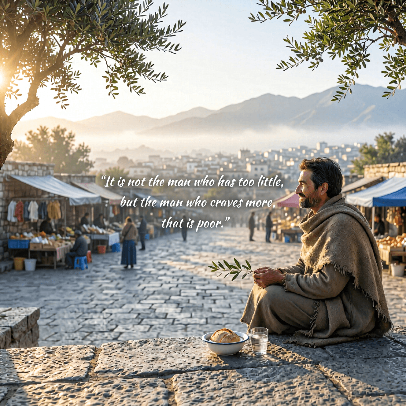 It is not the man who has too little, but the man who craves more, that is poor. — Seneca