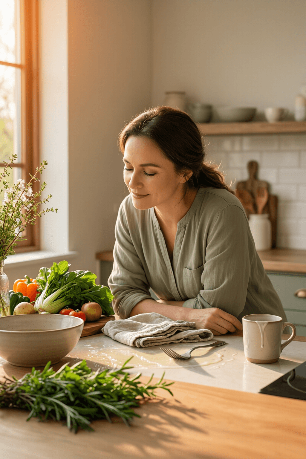 Rest for you could look like moving slower as you clean the house or being mindful while you make a