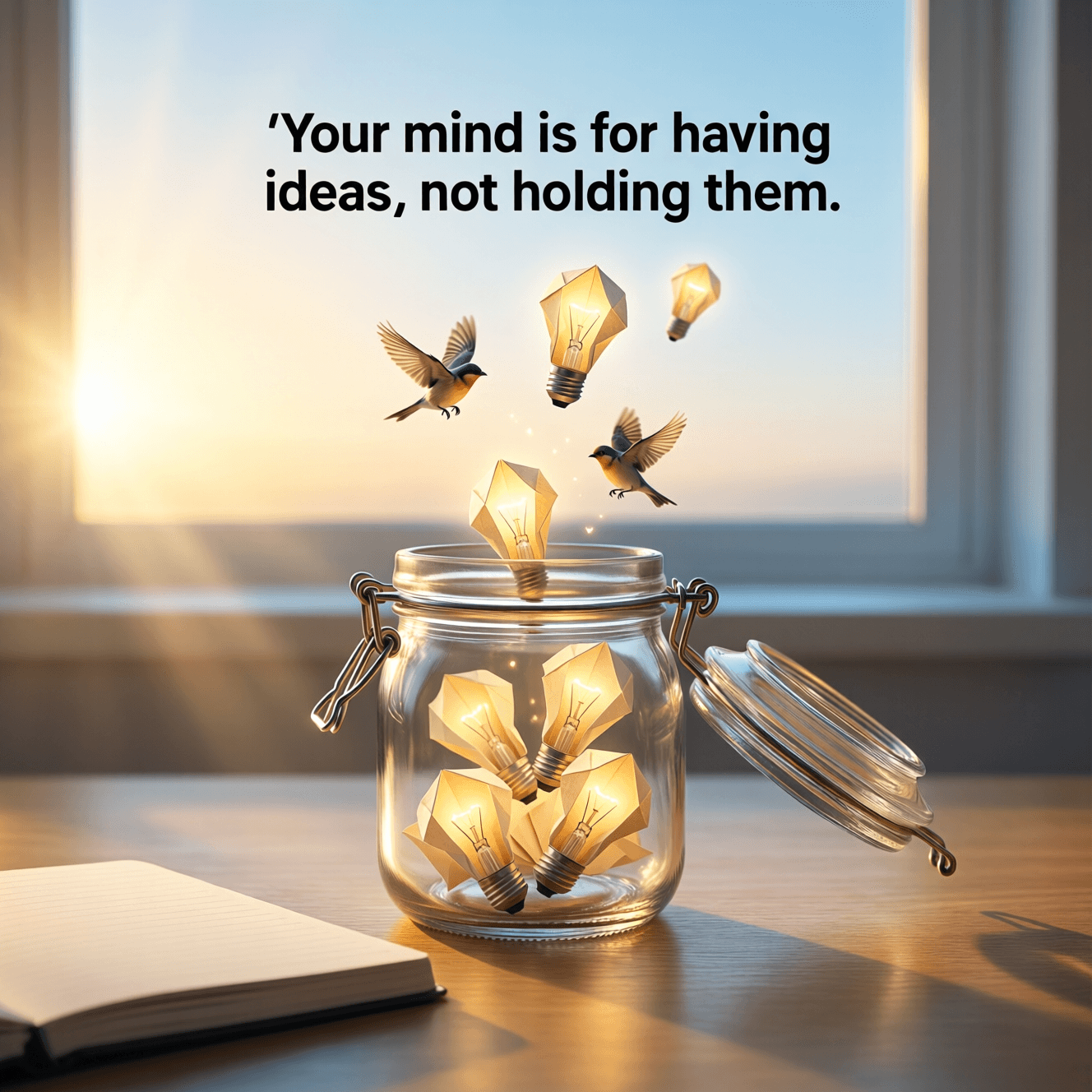 你的大脑是用来产生想法的,而不是用来记住它们的。——大卫·艾伦