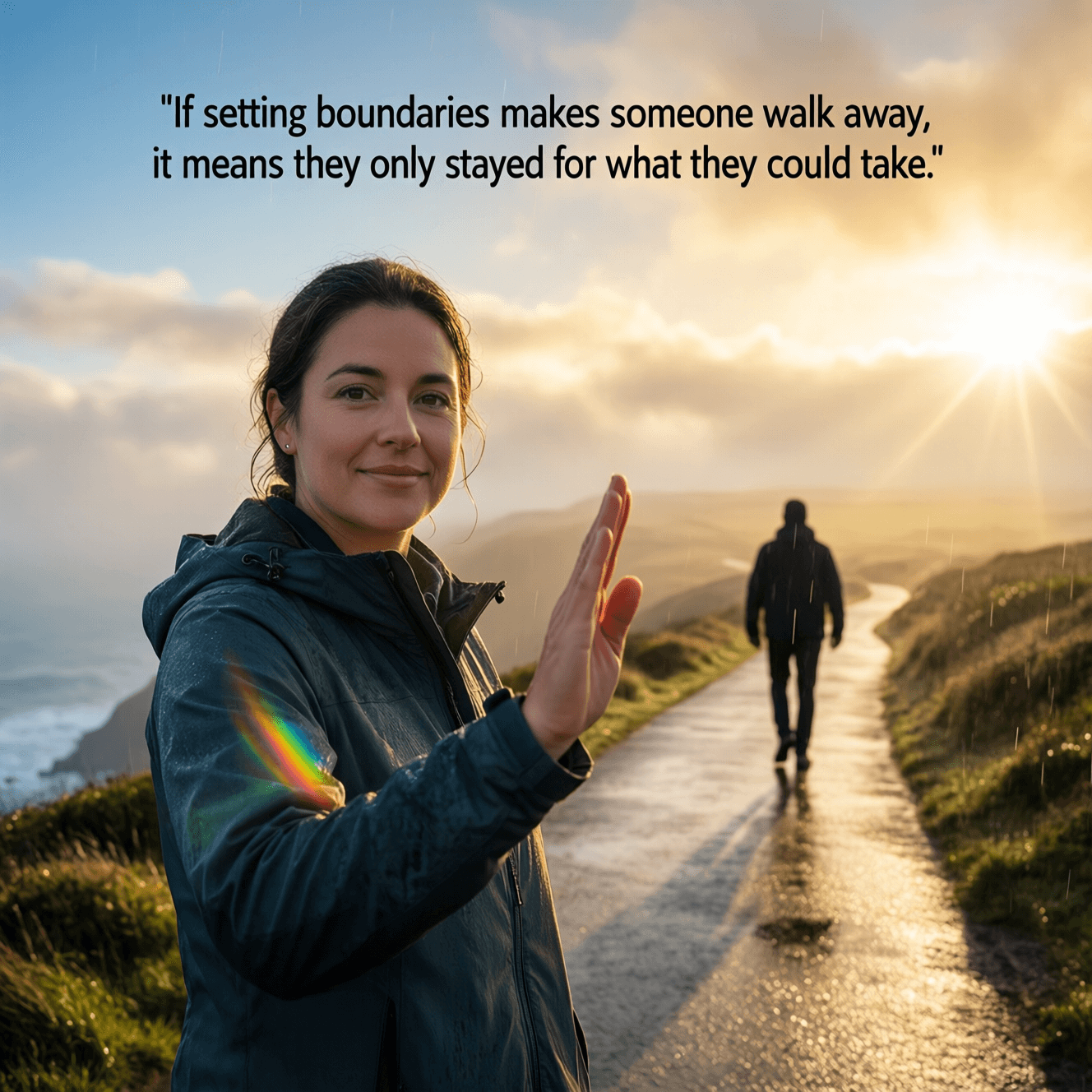 如果设定界限让某人离开,那就意味着他们留下来只是为了他们能拿走什么。——莉萨·尼科尔斯