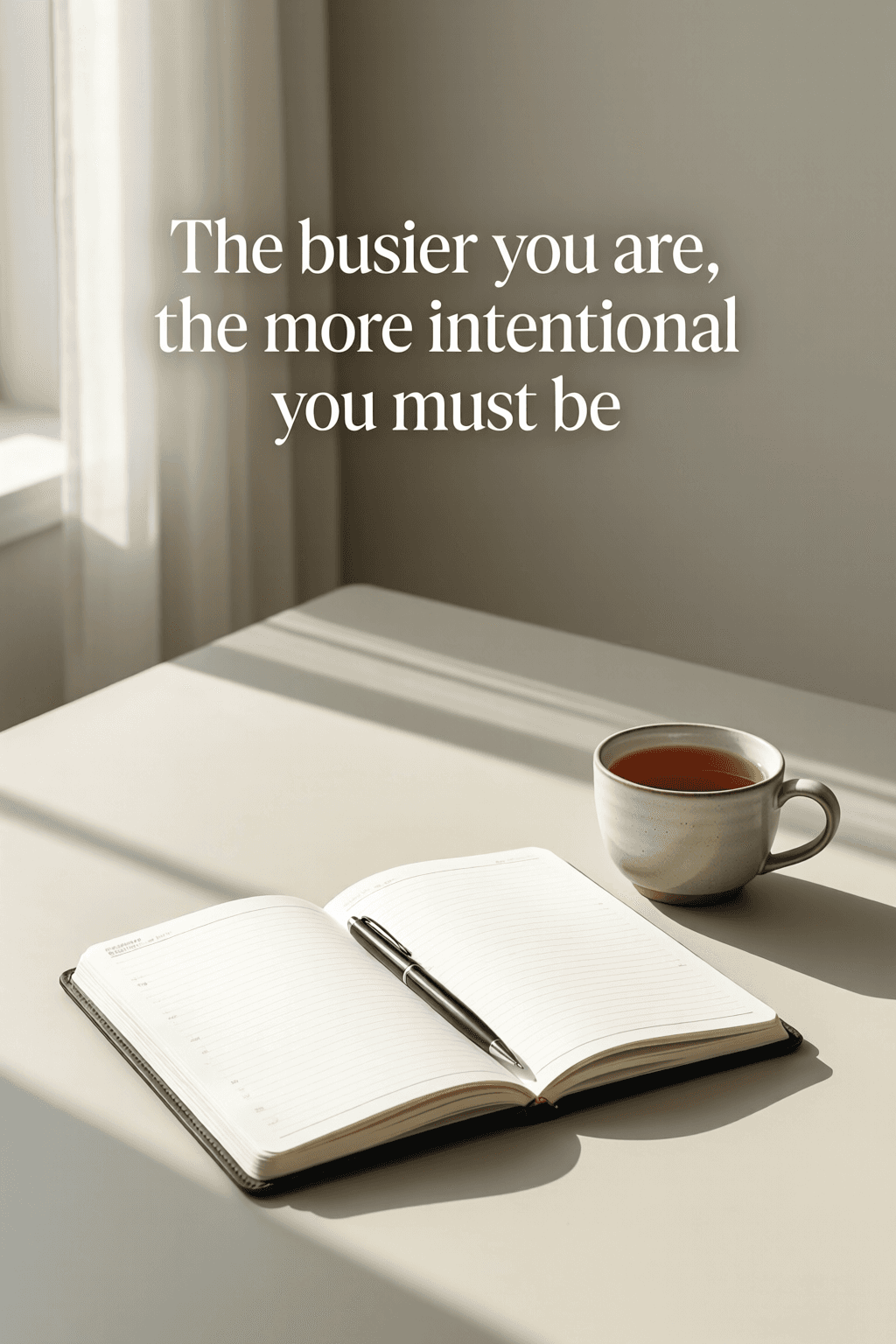 Why Busyness Demands Greater Intentional Living