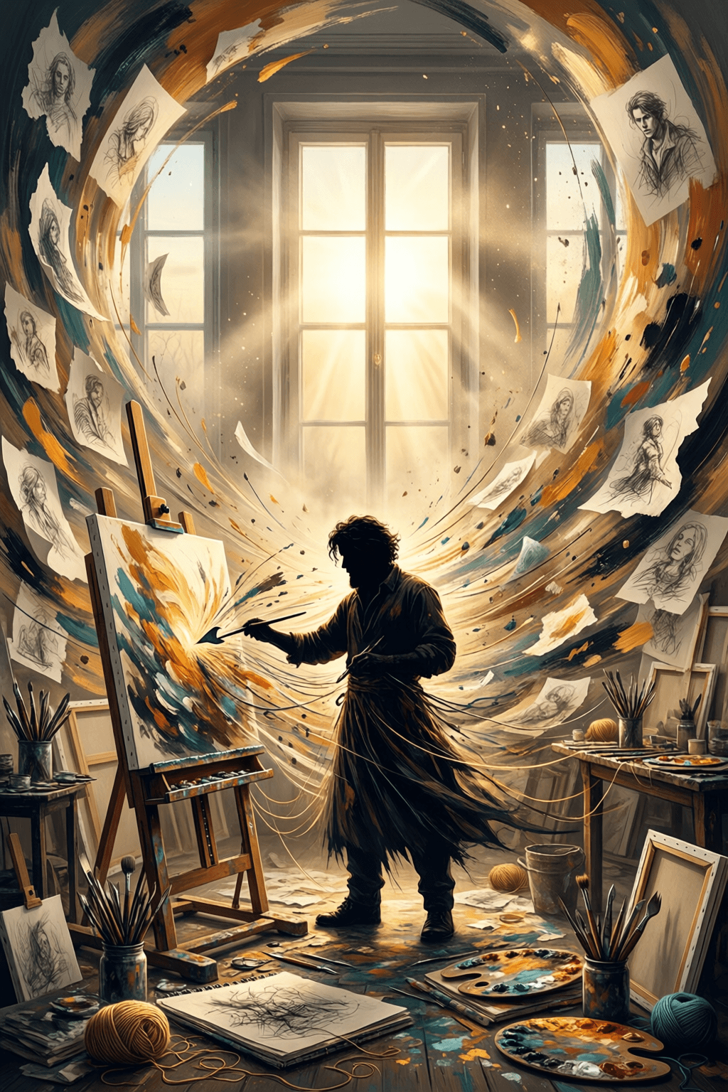 创作过程一团糟,但却美丽无比。拥抱这种混乱吧,因为那正是你最真实的作品焕发生命的地方。——阿拉斯塔西亚