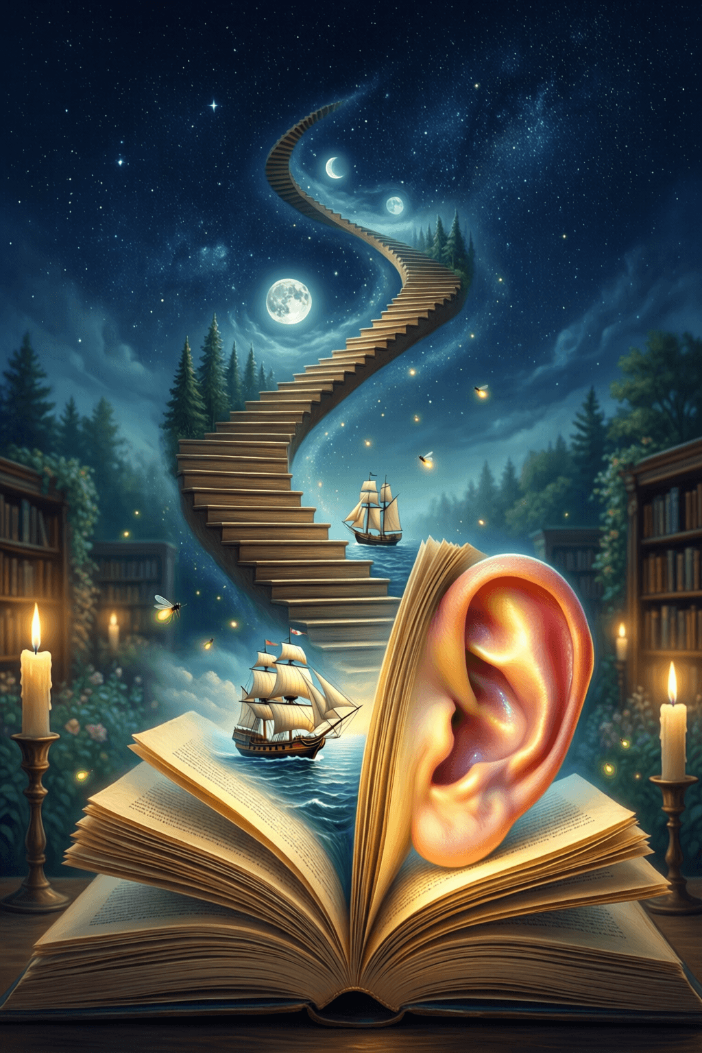 It is not the voice that commands the story: it is the ear. — Italo Calvino