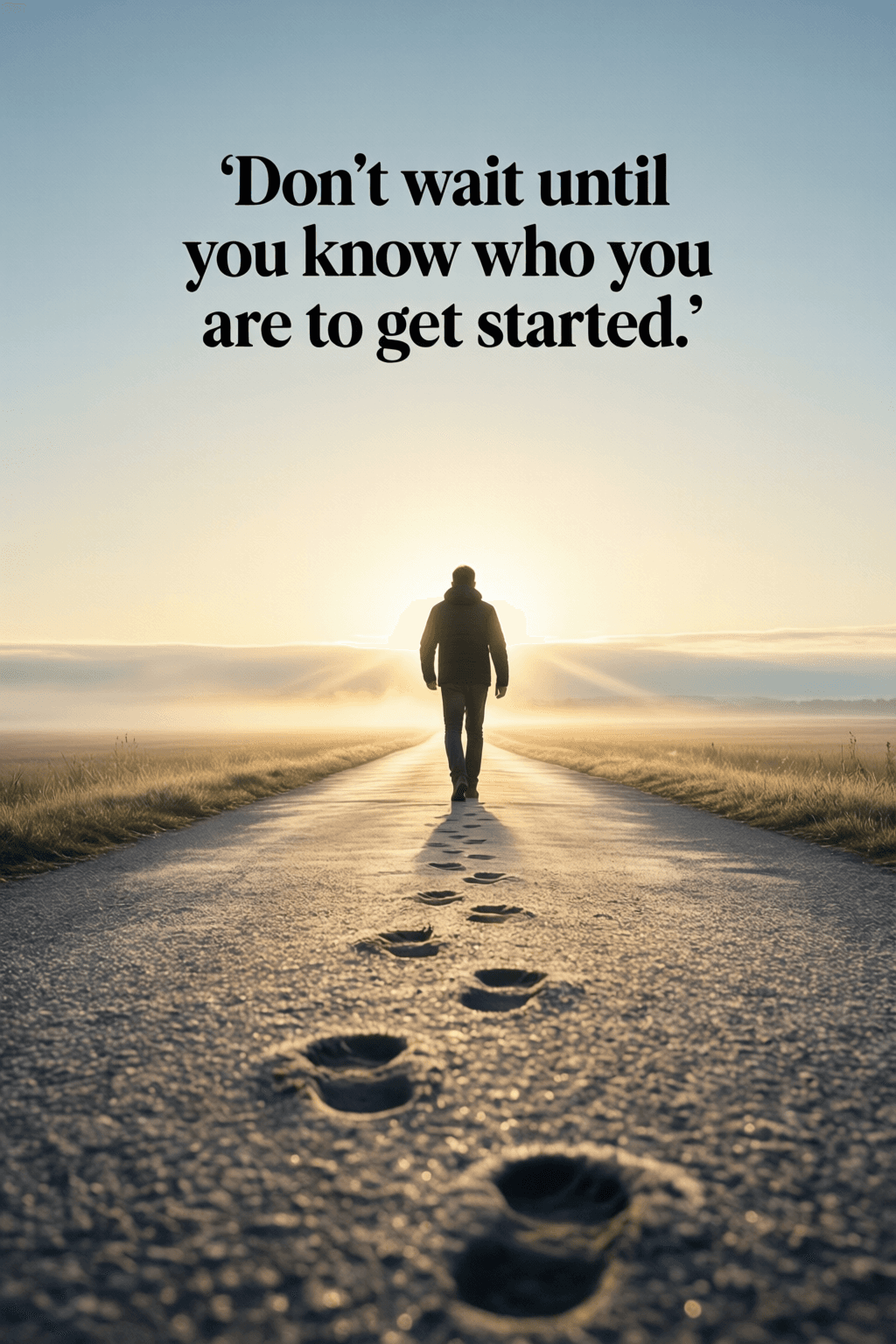 Begin Before Your Identity Feels Fully Formed Don't wait until you know who you are to get started. — Austin Kleon
