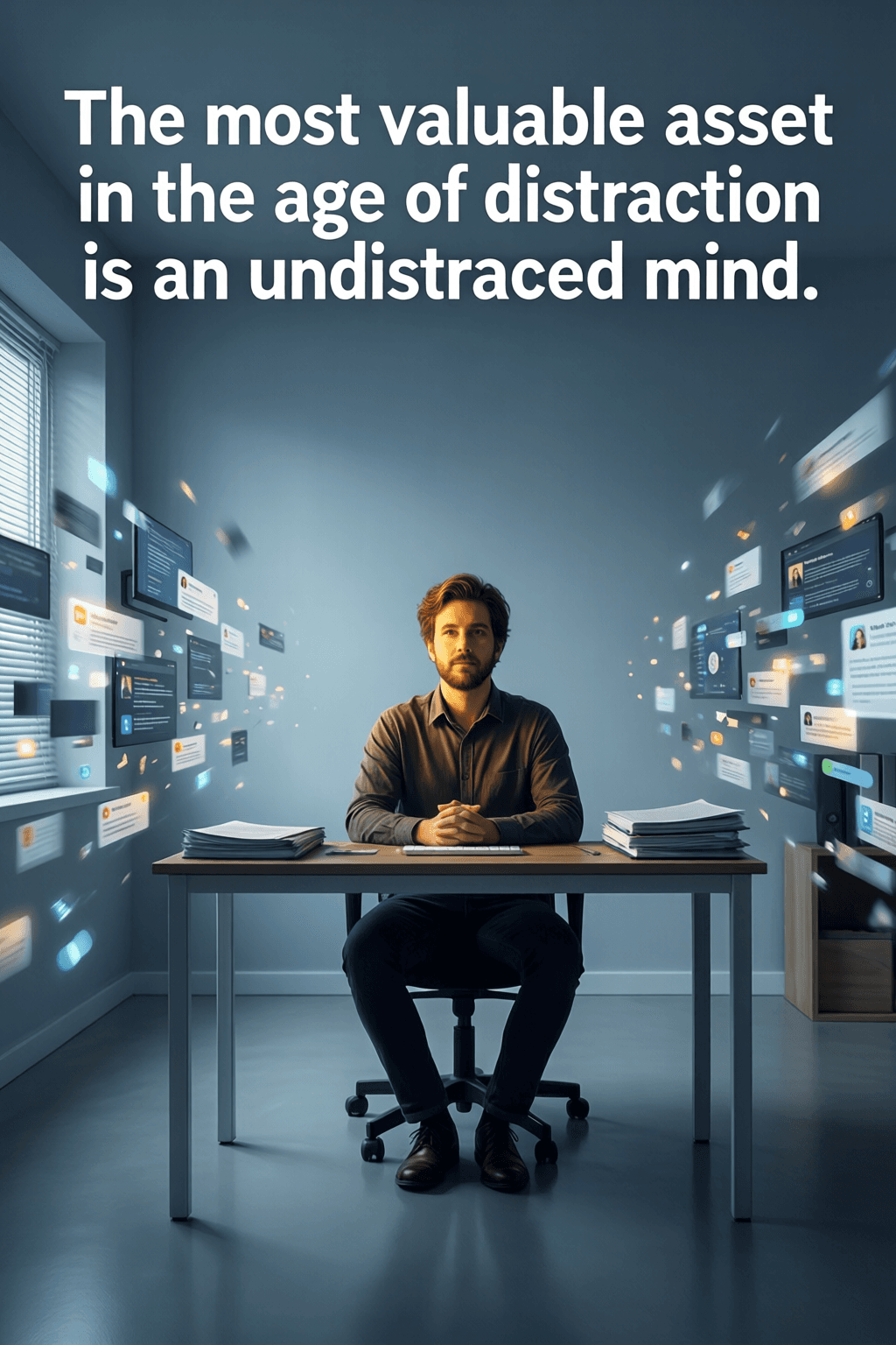 Why an Undistracted Mind Is True Wealth The most valuable asset in the age of distraction is an undistracted mind. — Johann Hari