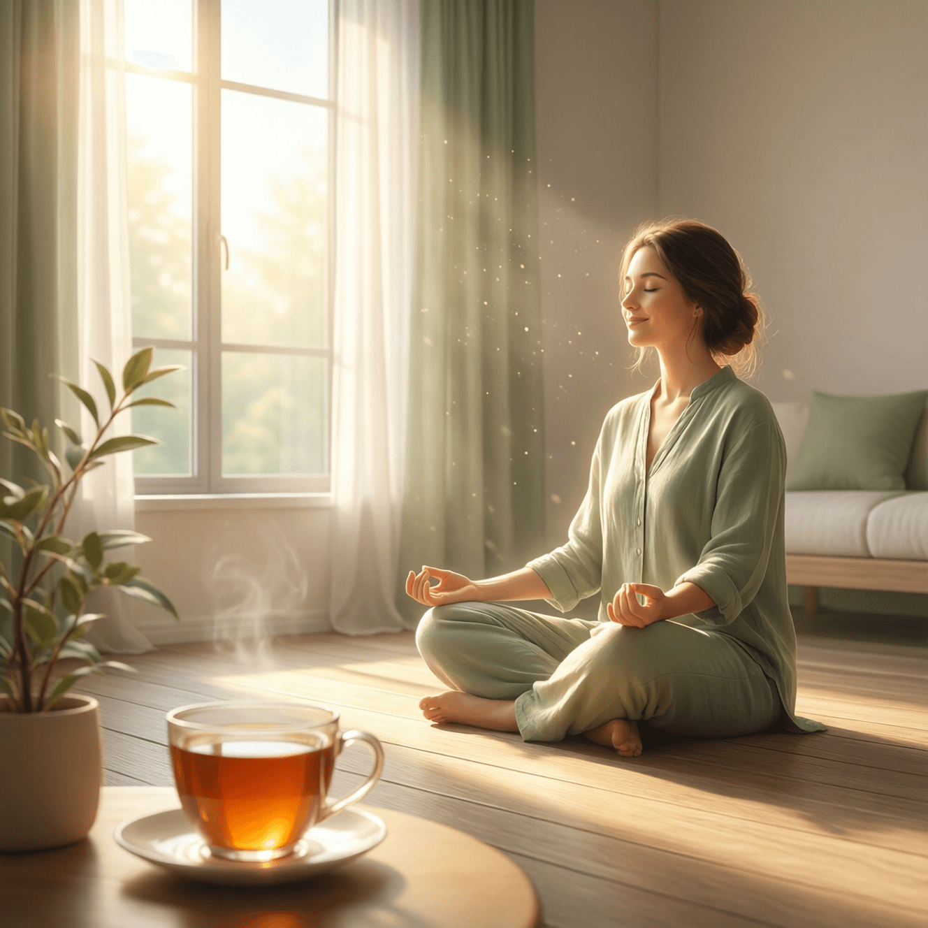 你的神经系统不靠压力运作,它靠临在运作。——莎拉·布隆丁