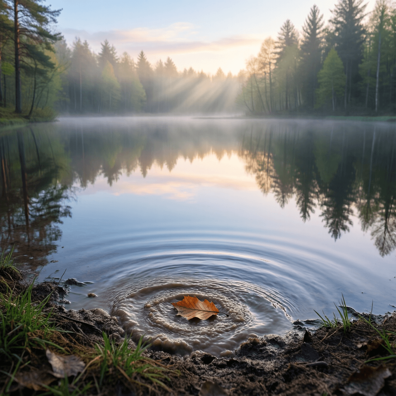 Clarity Emerges When We Stop Forcing Muddy water is best cleared by leaving it alone — Alan Watts