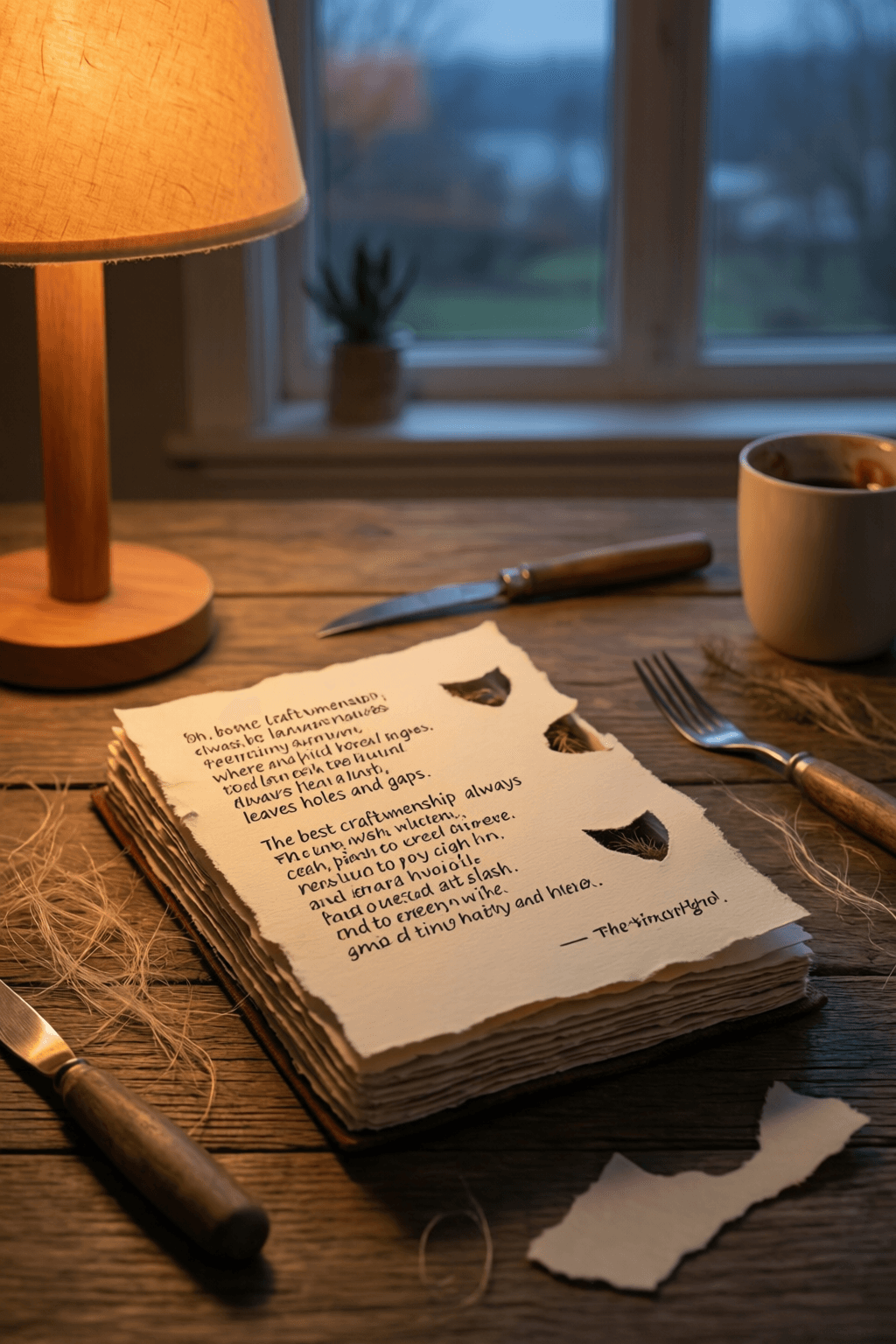 How Great Craft Invites the Unknown In The best craftsmanship always leaves holes and gaps... so that something that is not in the poem can