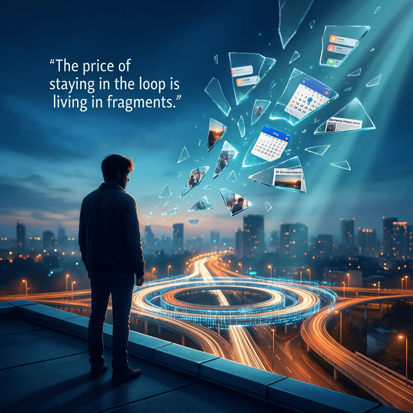 保持知情的代价是支离破碎地生活。——佚名