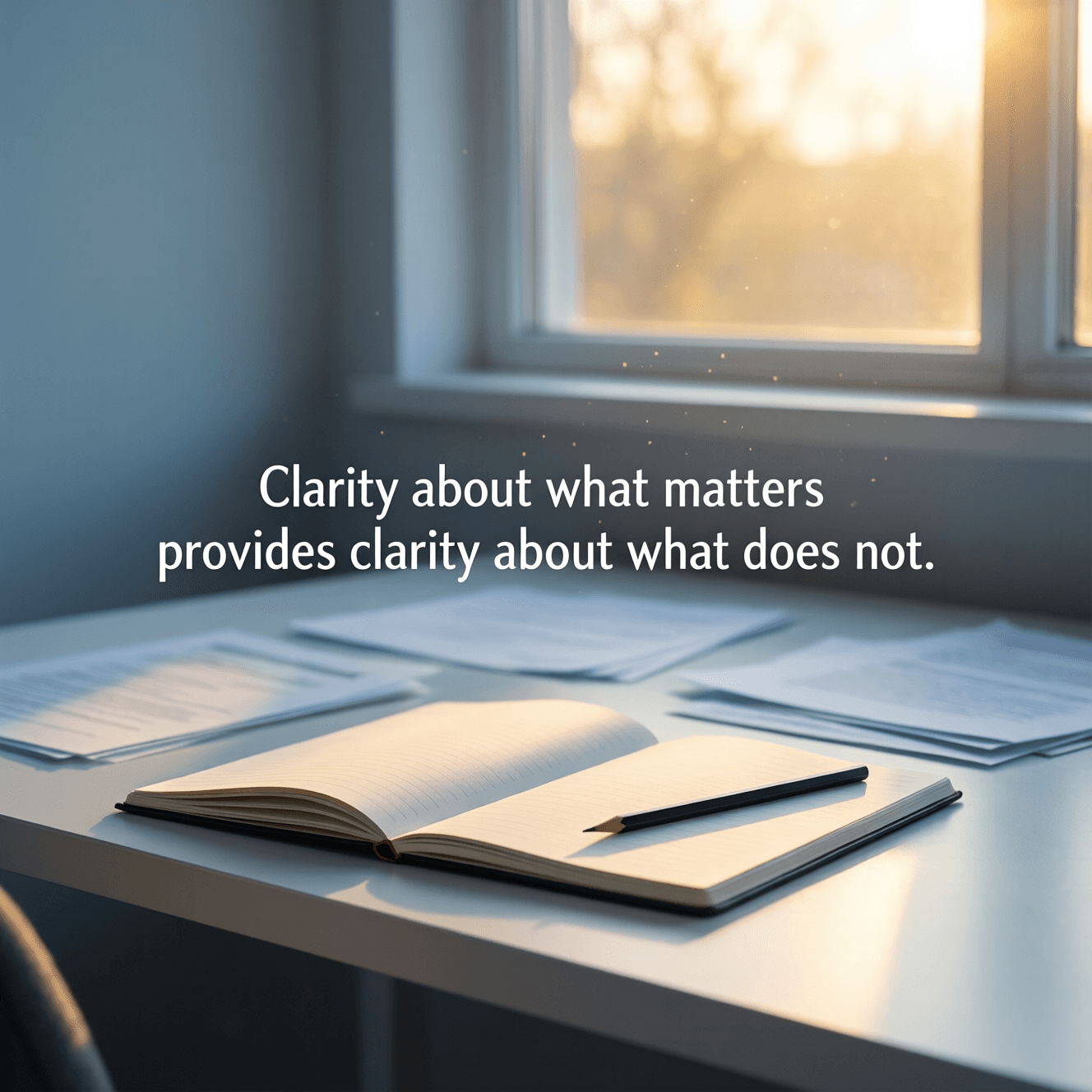 Clarity about what matters provides clarity about what does not. — Cal Newport