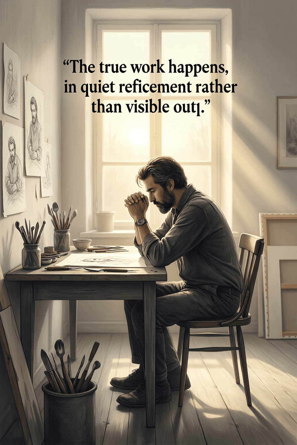 The Quiet Craft Behind Meaningful Creation The most important work you do will not be the content you feed the machine, but the craft you refin