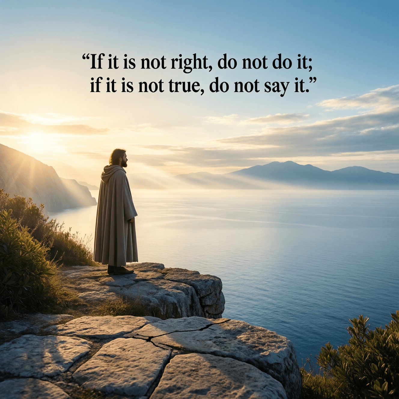 如果不正确,就不要做;如果不真实,就不要说。——马可·奥勒留