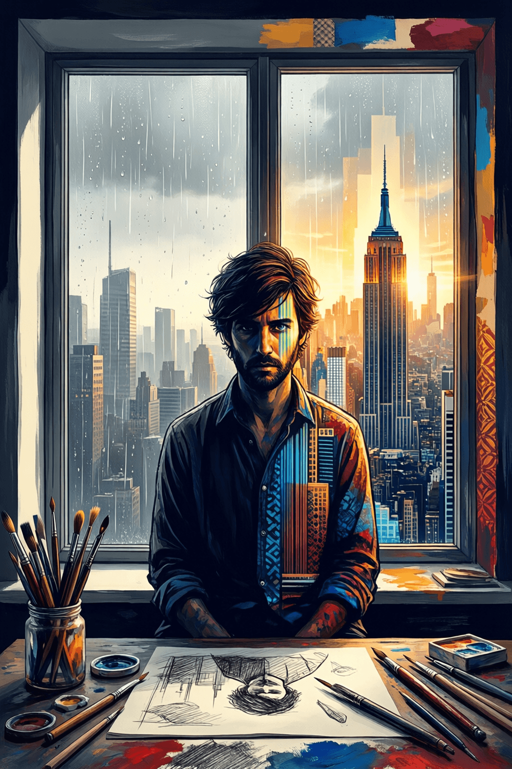 El artista es un filtro a través del cual pasa el mundo; no te preocupes por ser original, simplemen