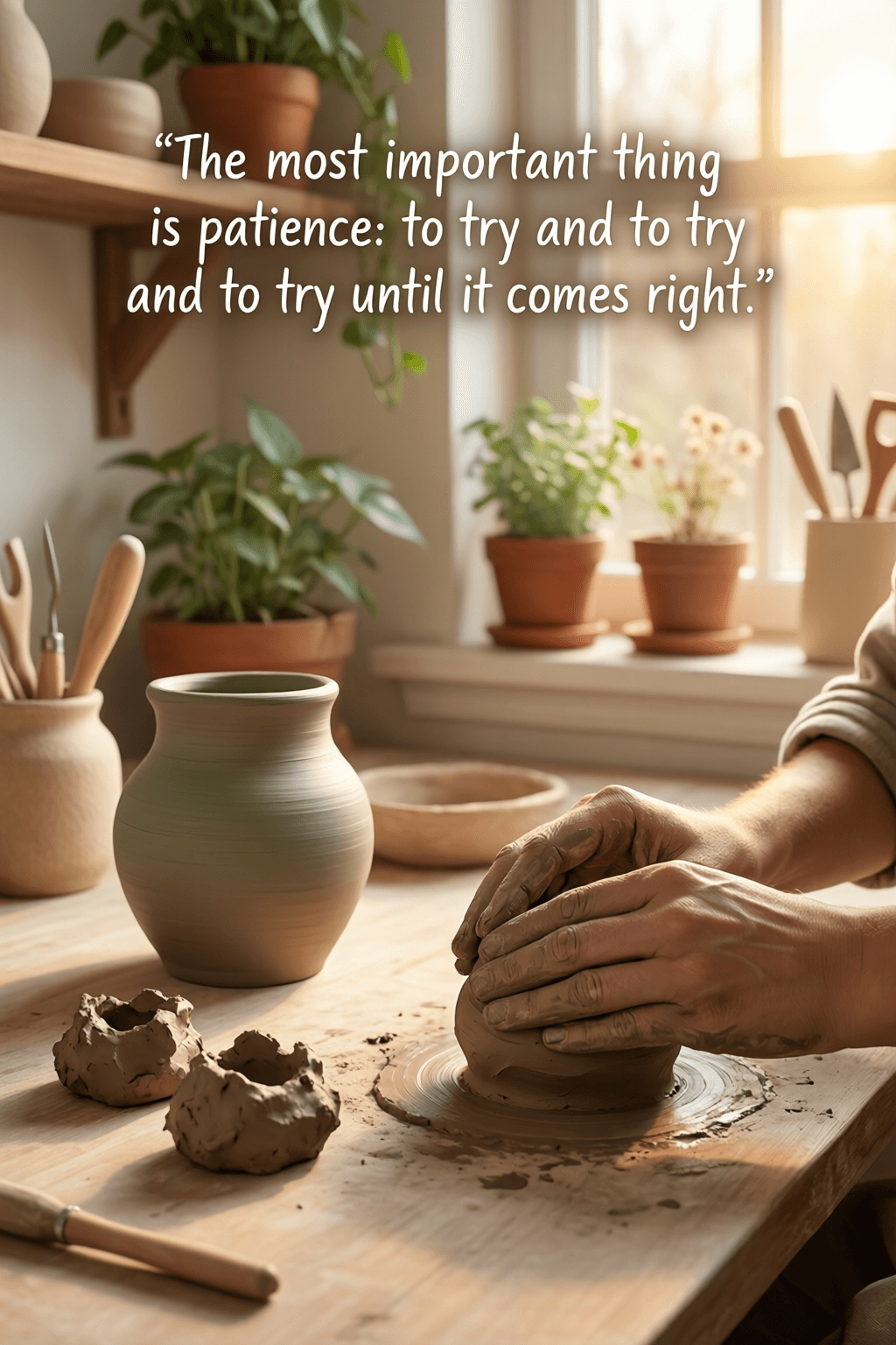 耐心让反复尝试通向真正做对 最重要的是耐心:去尝试,再尝试,再尝试,直到做对为止。——威廉·福克纳