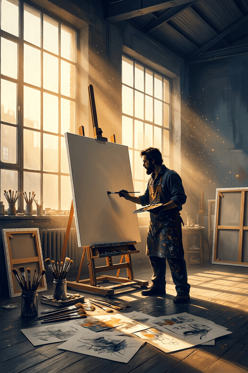 El estado interior que vuelve inevitable el arte El objetivo no es hacer arte, es estar en ese estado maravilloso que hace que el arte sea inevitable