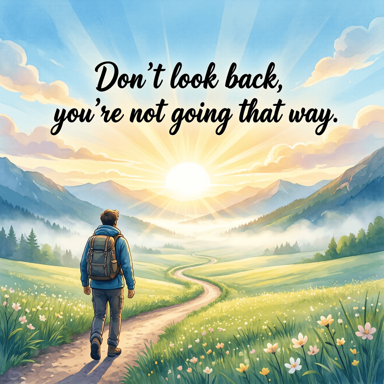 别回头,你不是要往那边走。——玛丽·恩格尔布雷特