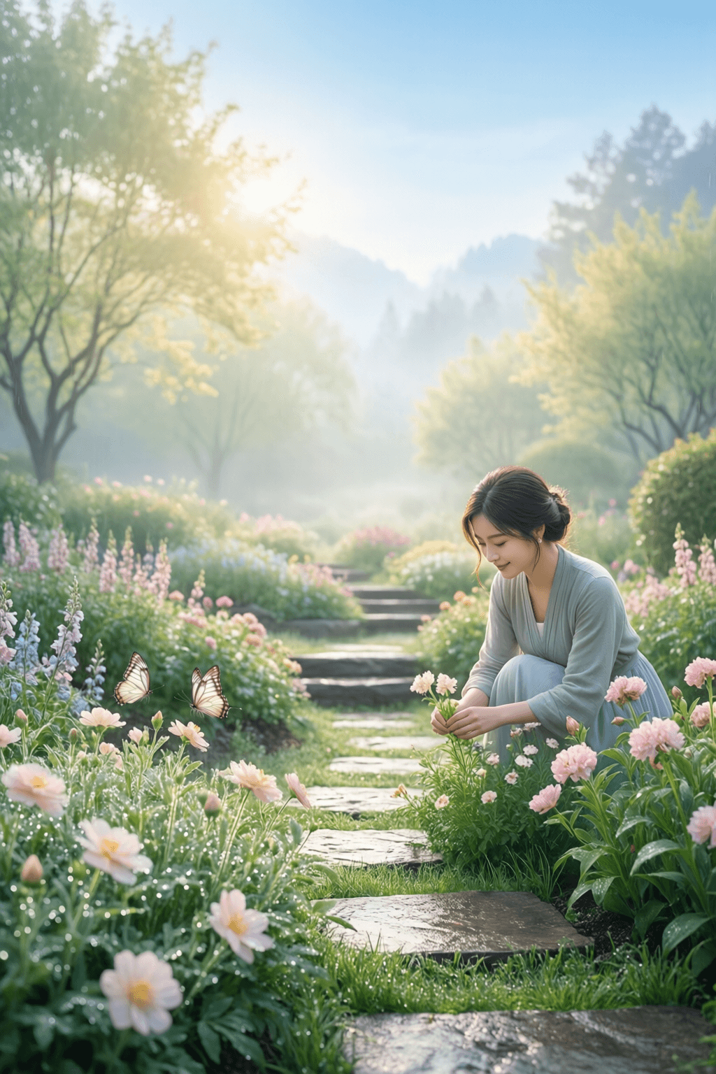 Build the Garden, Let Beauty Arrive When you use your energy to chase butterflies, they fly away; but if you spend your time building a