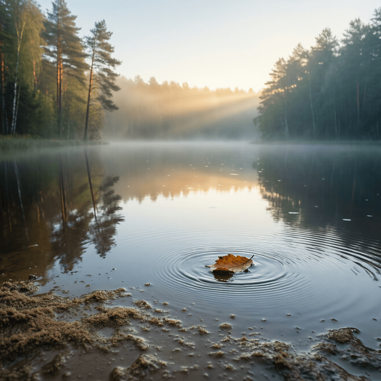 Muddy water is best cleared by leaving it alone. — Alan Watts