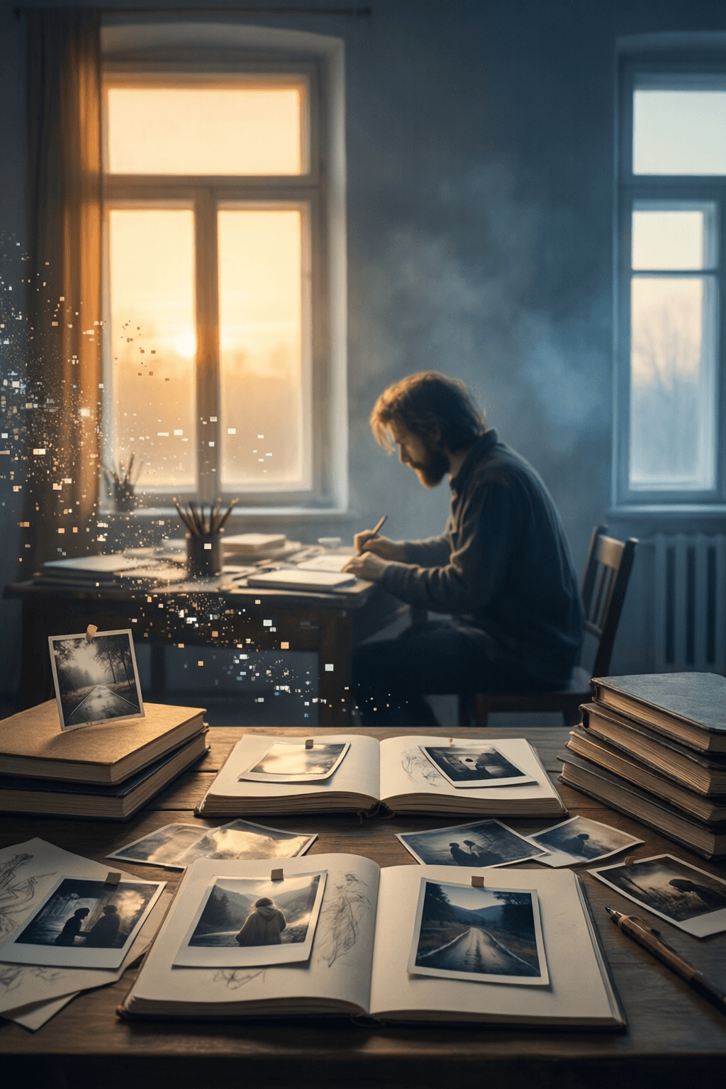 The Artist as Keeper of Fleeting Truth The artist is a sort of emotional archivist, recording the truth of a moment before it slips away in