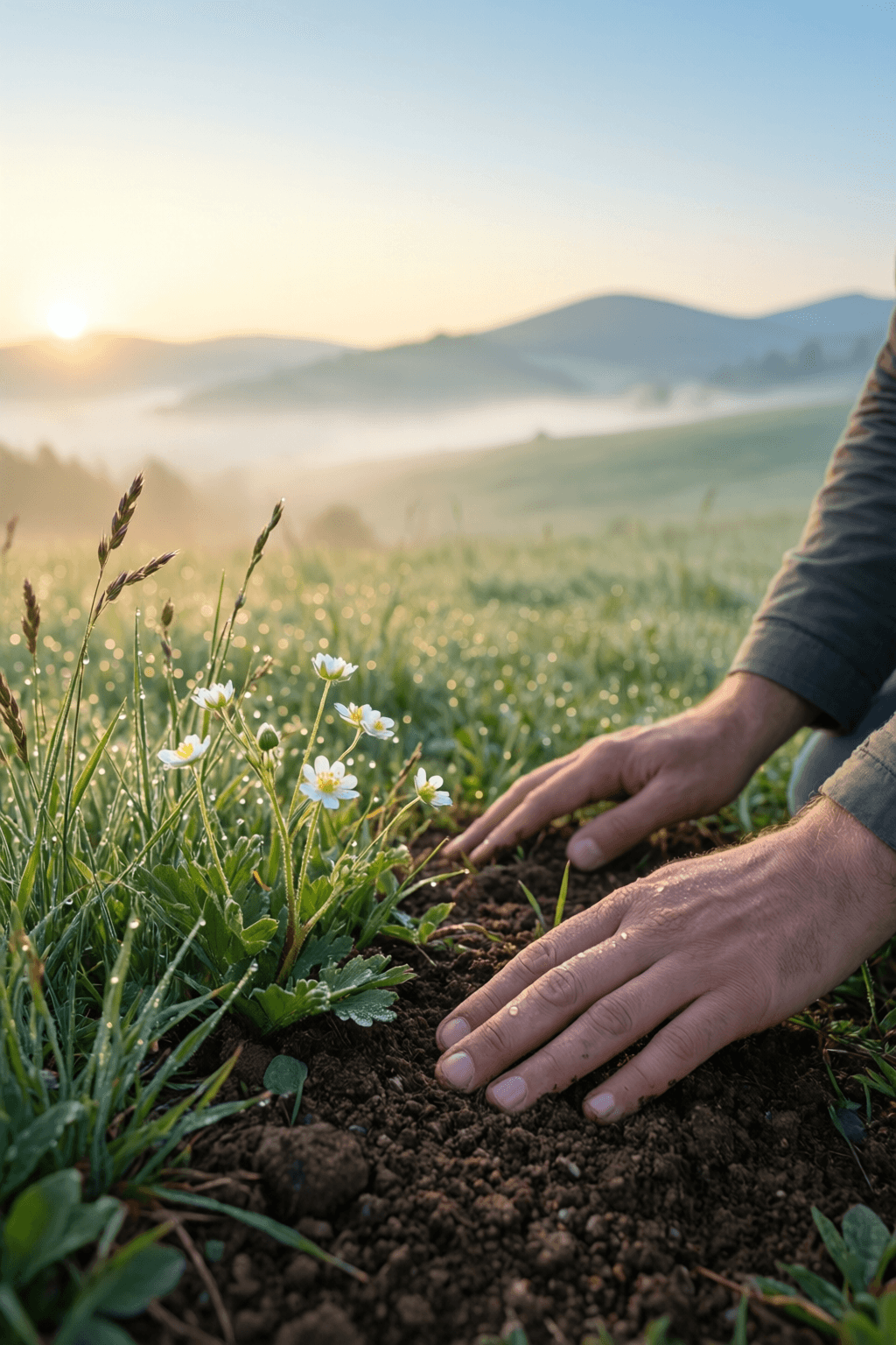 Grounding Through Earth to Ease Anxiety