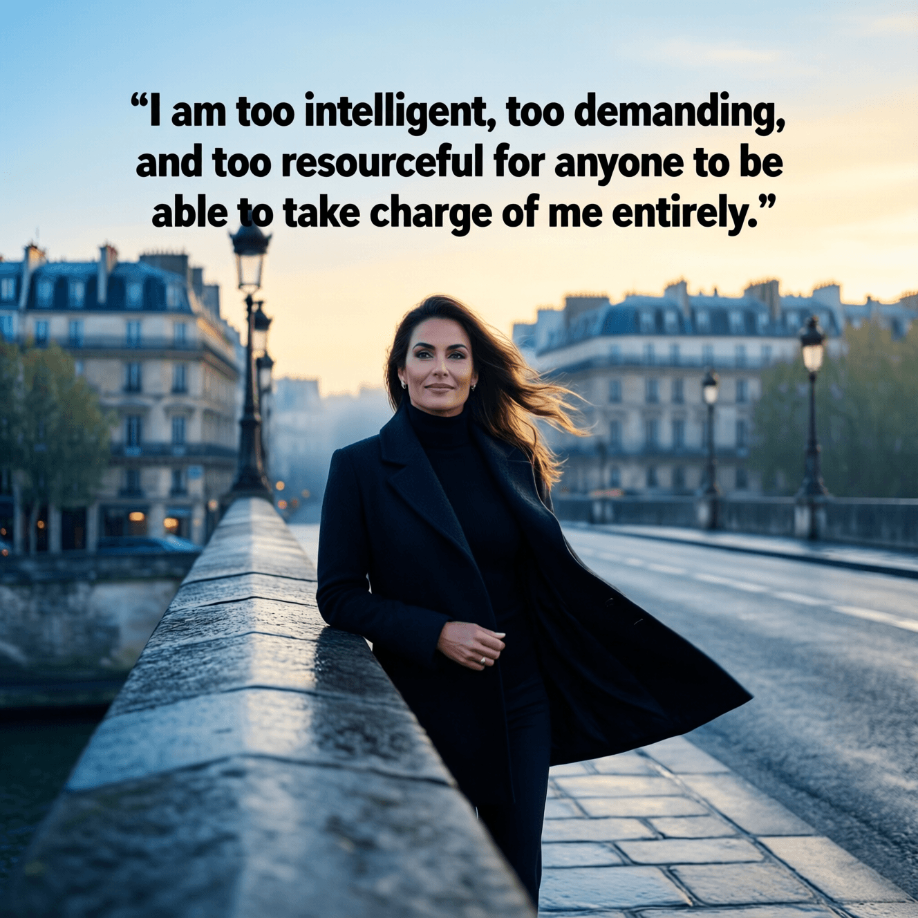 我太聪明,要求太高,也太有办法,以至于没有人能够完全掌控我。—— 西蒙娜·德·波伏瓦