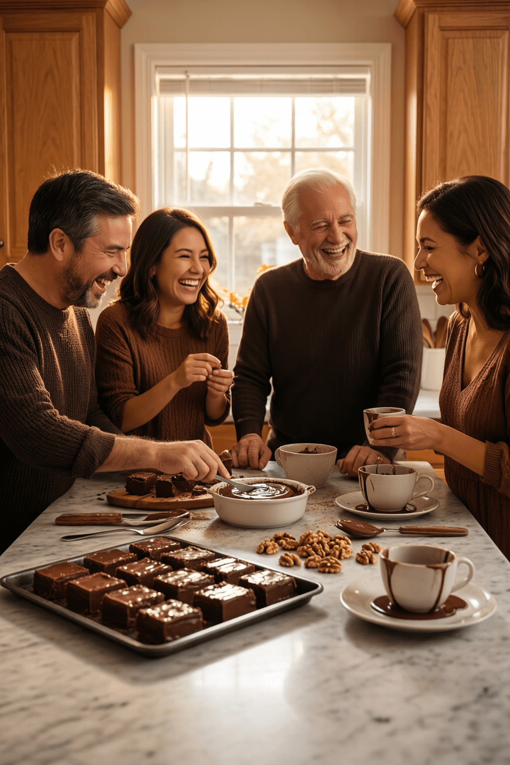 Family Sweetness with a Few Delightful Eccentricities Families are like fudge — mostly sweet with a few nuts. — George Bernard Shaw