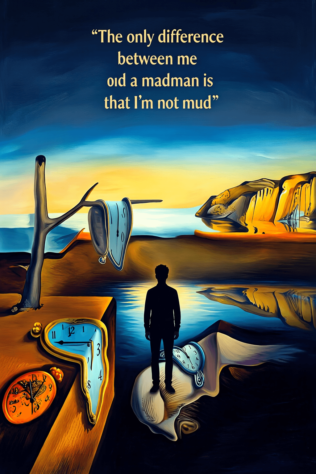 Dalí y la Delgada Frontera de la Locura La única diferencia entre yo y un loco es que yo no estoy loco. — Salvador Dalí