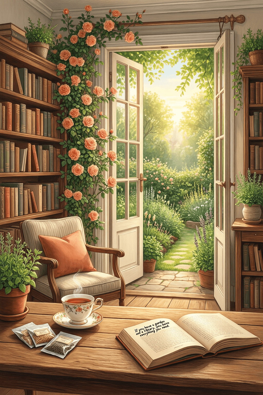 Why a Garden and Library Suffice