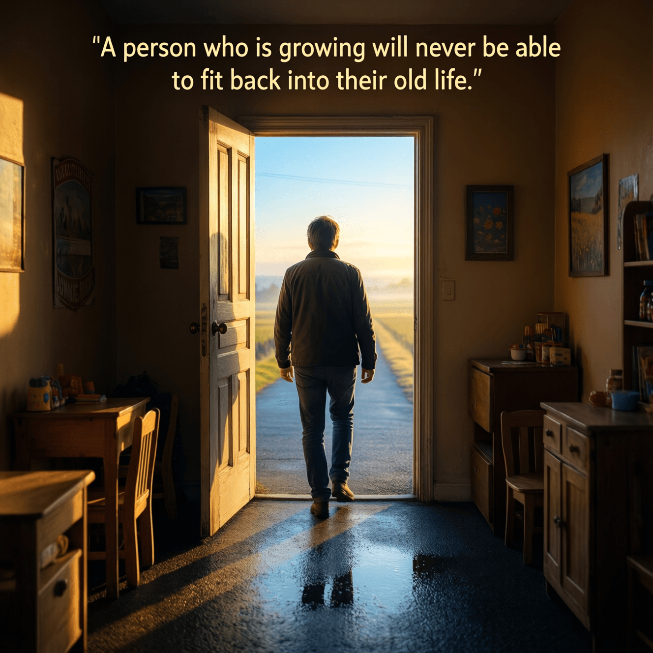 一个正在成长的人,永远无法再回到他们曾经的旧生活里。——Yung Pueblo