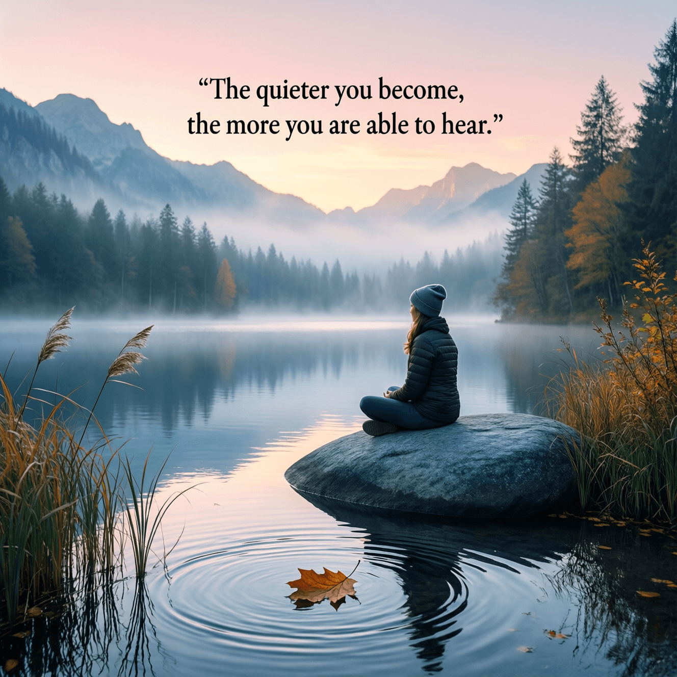 Quietness Opens the Door to Deeper Hearing