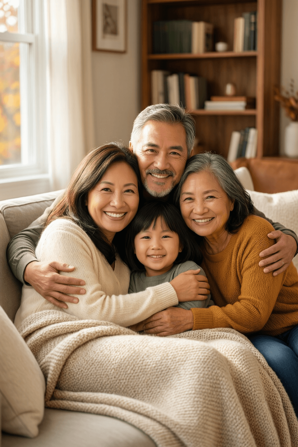 En el abrazo de la familia, encontramos nuestro verdadero hogar, donde el amor nos envuelve como una