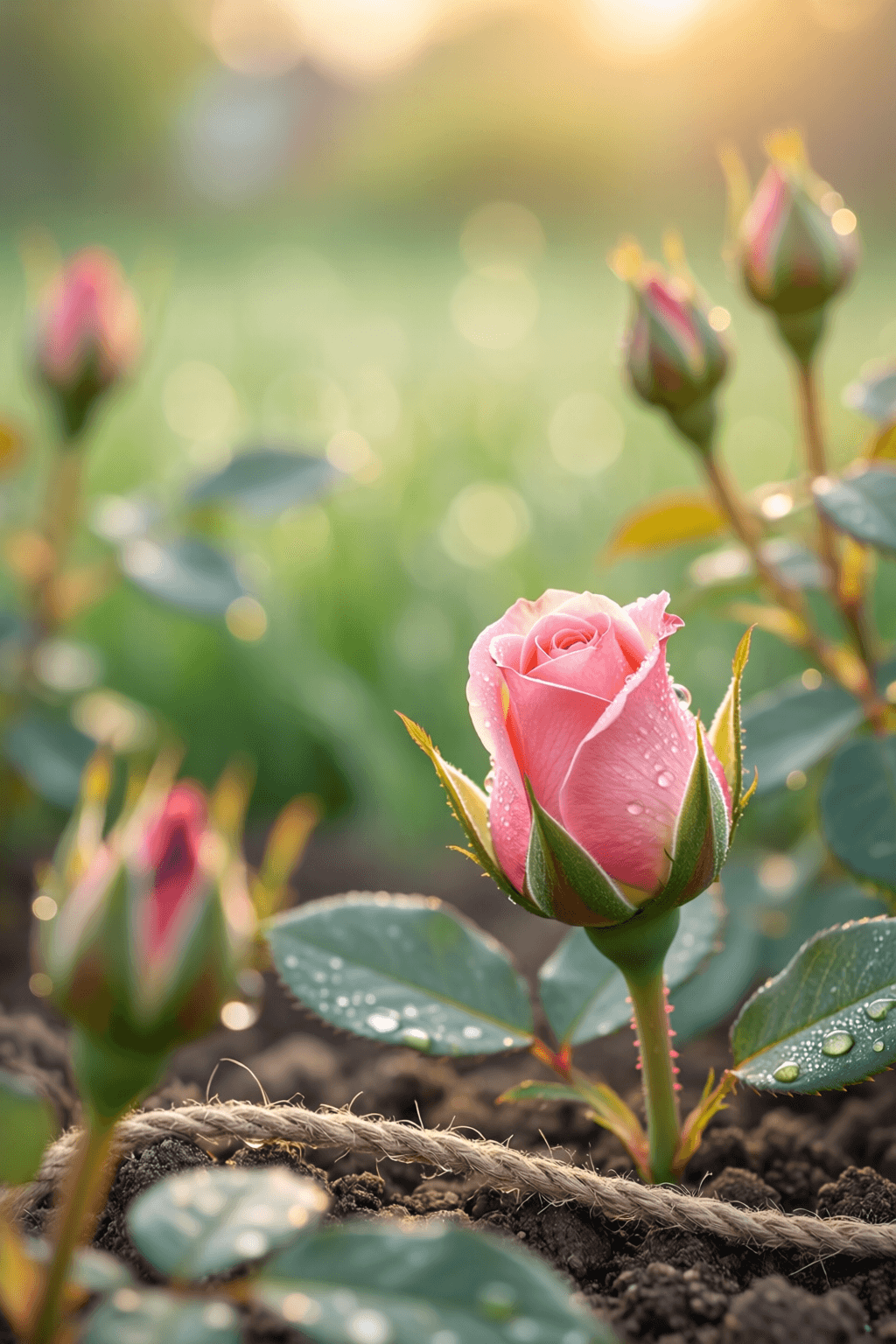 Las rosas no florecen apresuradamente; porque la belleza, como cualquier obra maestra, necesita tiem