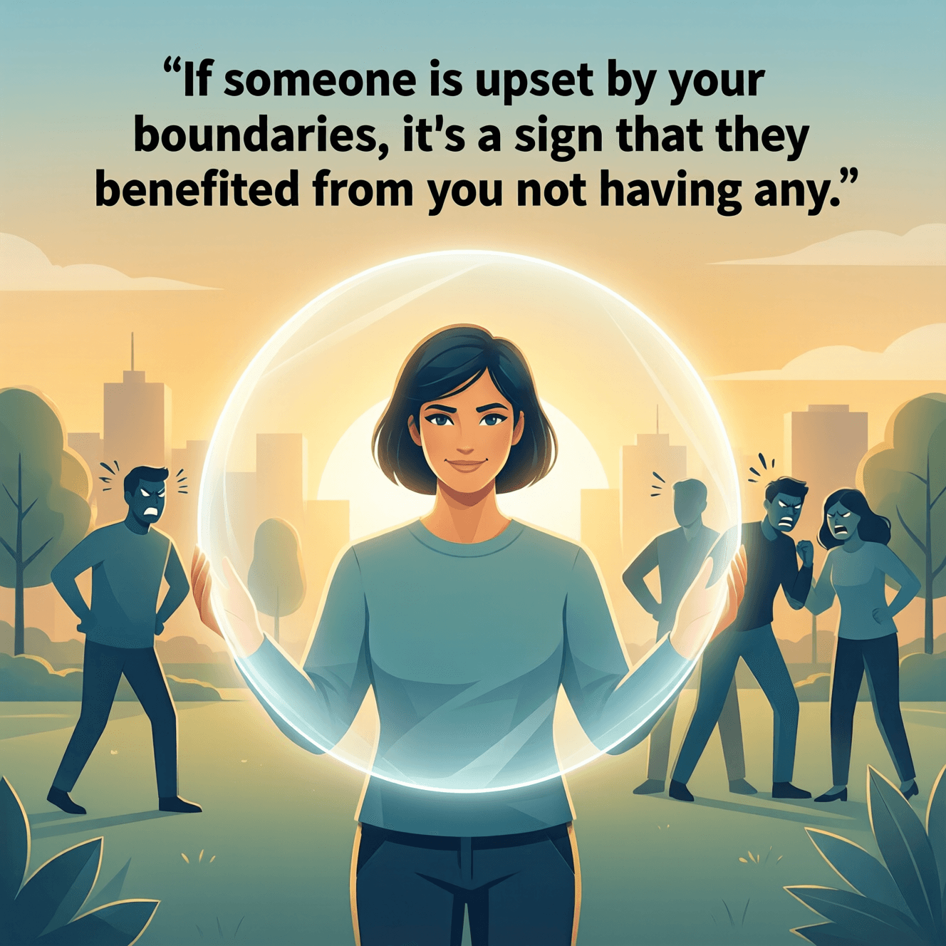 Si a alguien le molestan tus límites, es una señal de que se beneficiaba de que no tuvieras ninguno. — Nedra Glover Tawwab