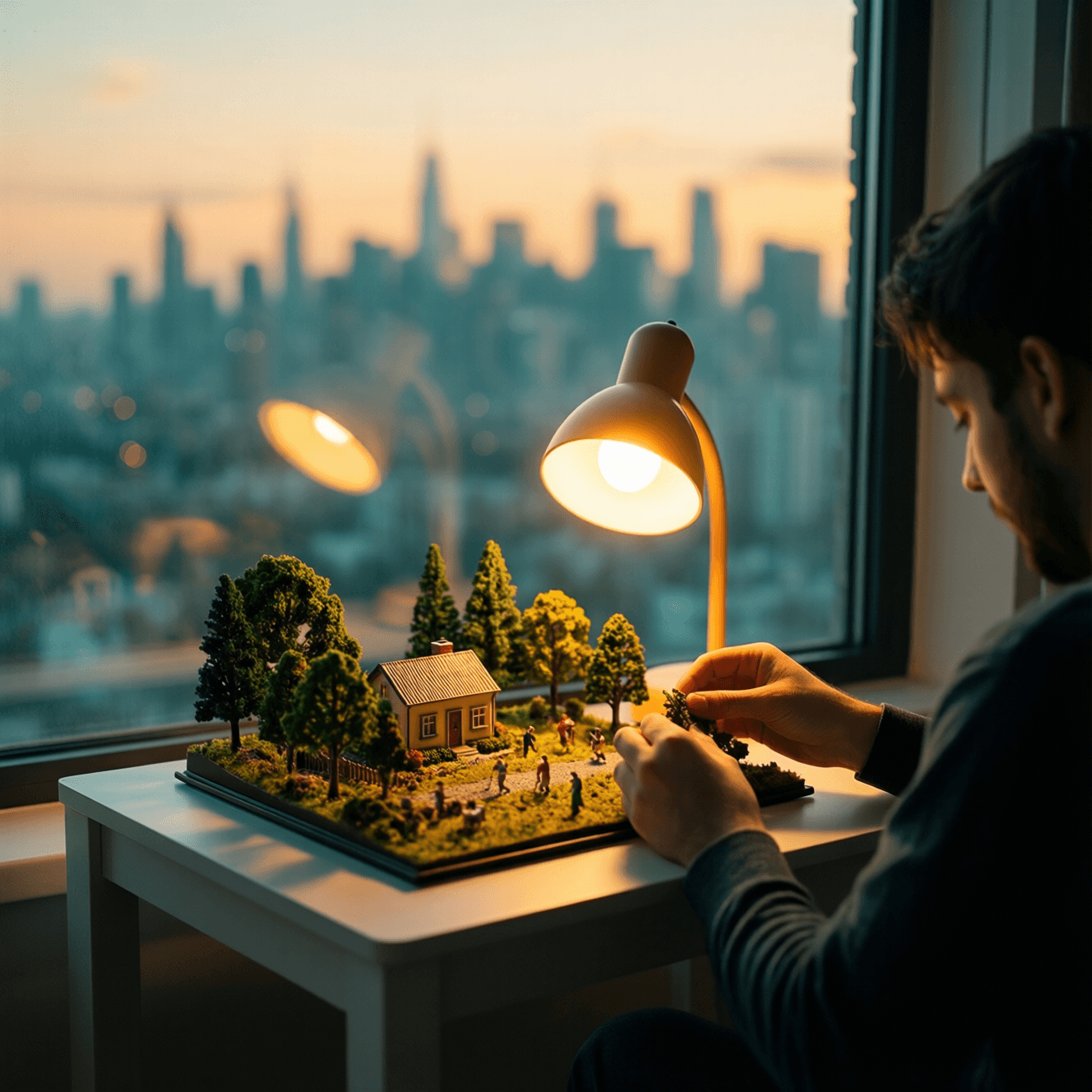 When life feels larger than life, make your world a little bit smaller. — Unknown