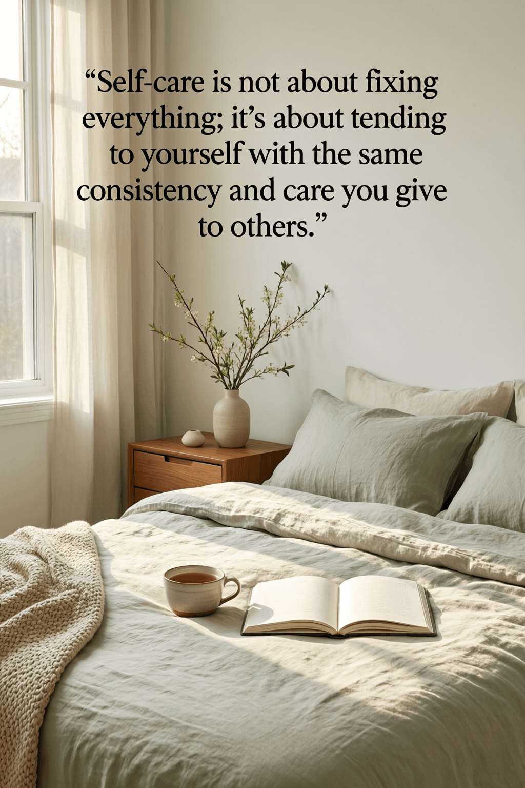 Self-Care as Steady, Compassionate Attention Self-care is not about fixing everything; it's about tending to yourself with the same consistency a
