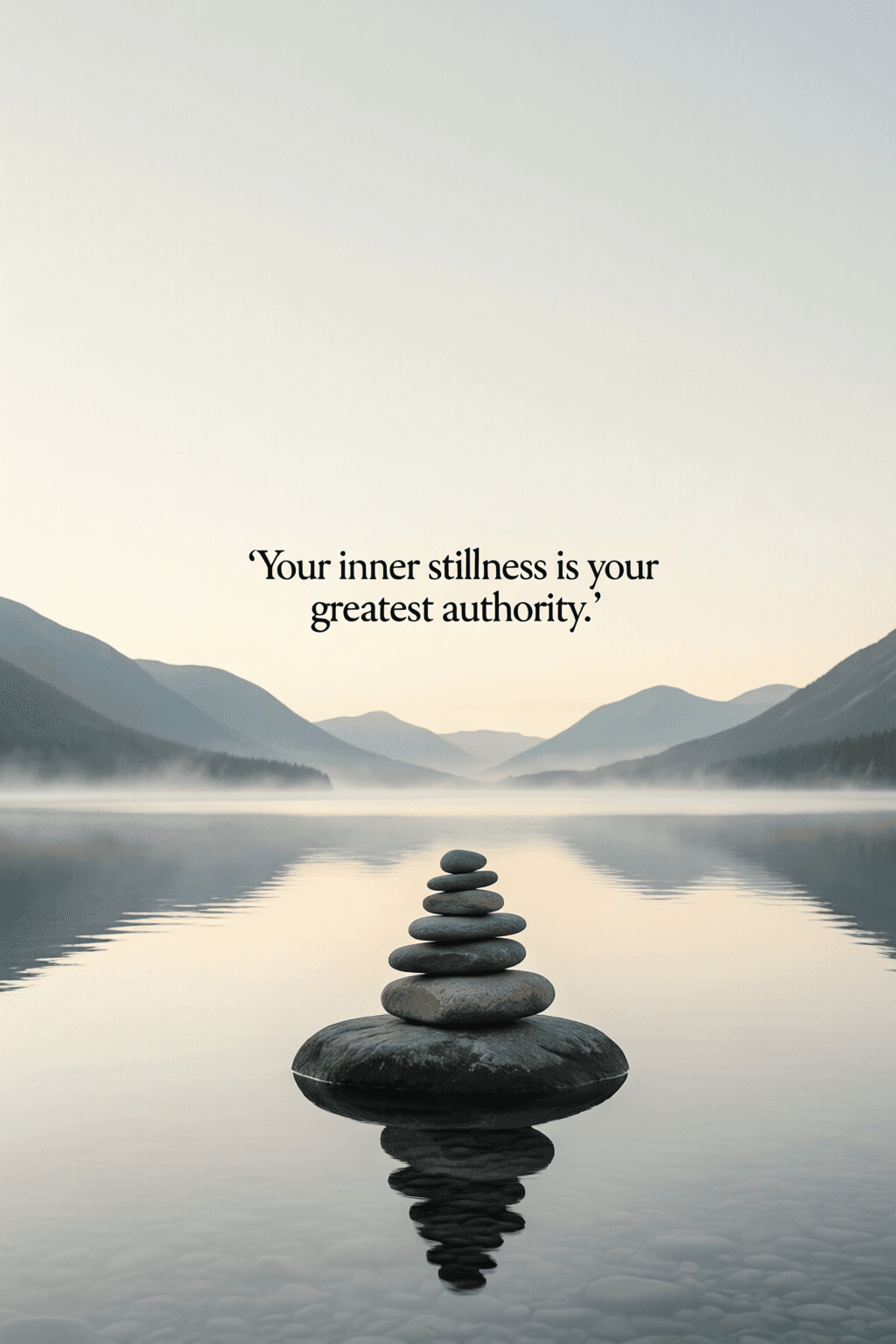 Inner Stillness as the Truest Source of Authority Your inner stillness is your greatest authority. — Epictetus