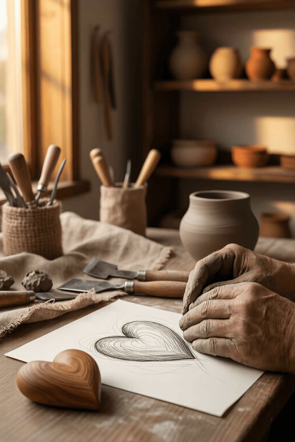 Where Hand, Head, and Heart Unite Fine art is that in which the hand, the head, and the heart of man go together. — John Ruskin