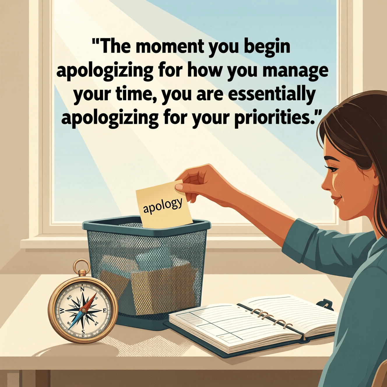 Stop Apologizing for Time, Own Priorities