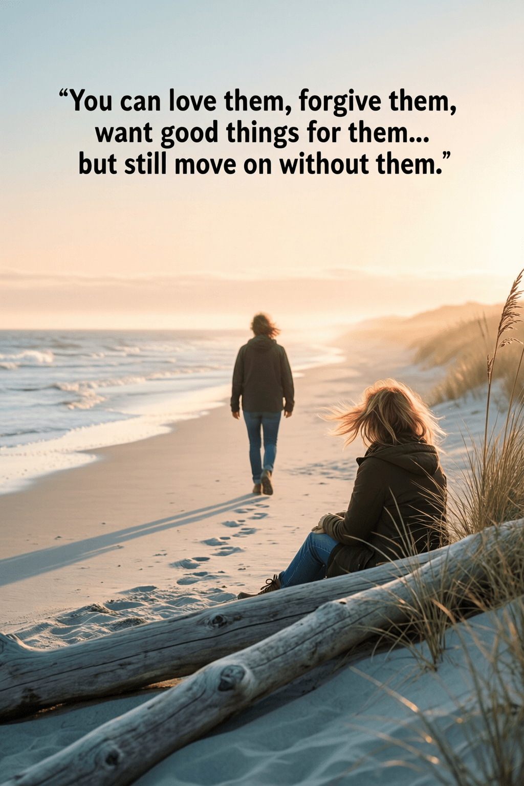 Loving, Forgiving, and Still Choosing to Move On You can love them, forgive them, want good things for them... but still move on without them. — Mand