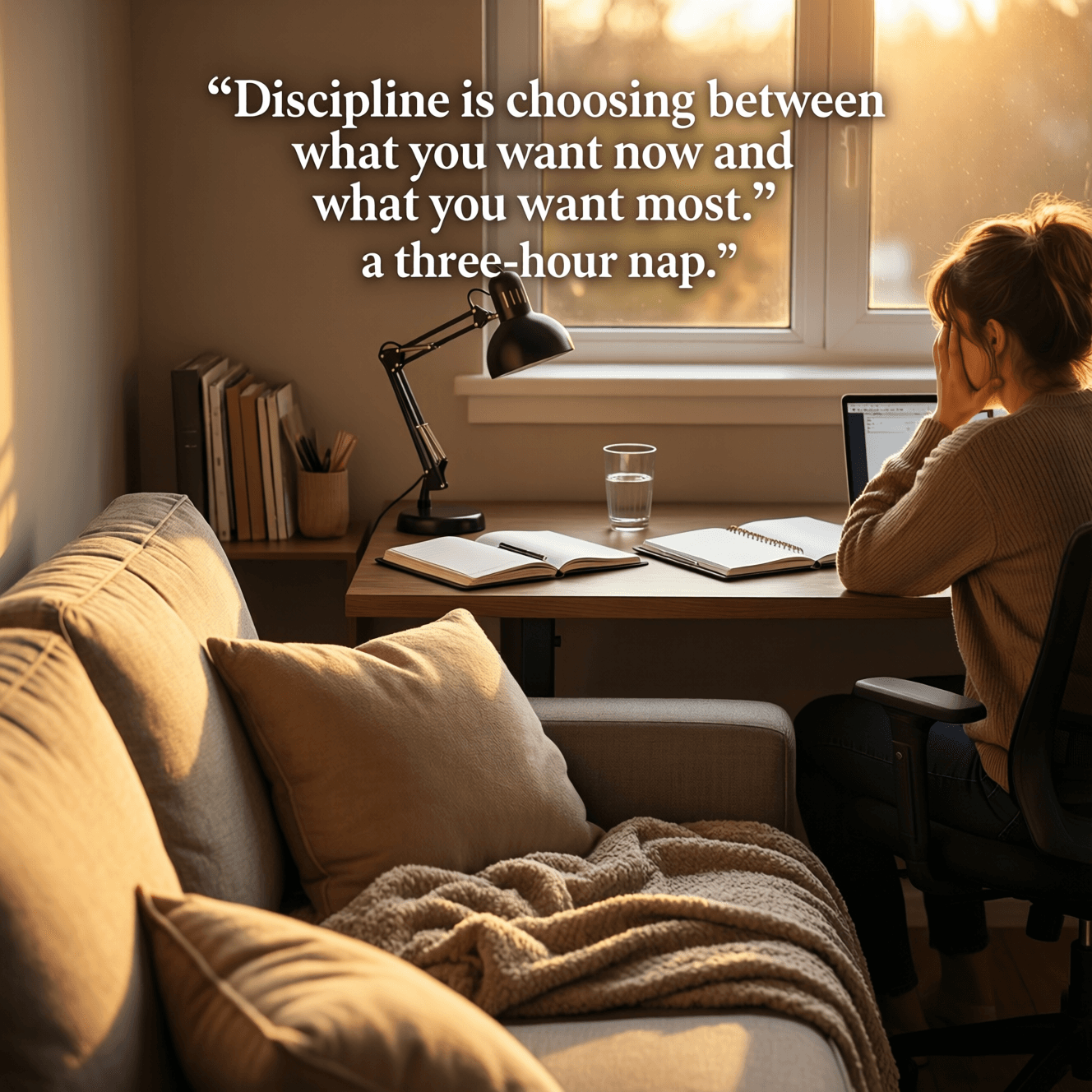 Discipline is choosing between what you want now and what you want most, even when what you want now is a three-hour nap. — Unknown