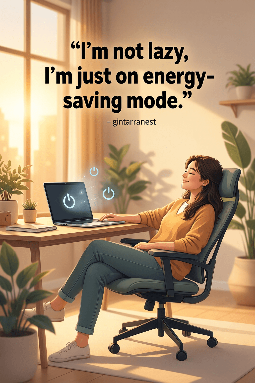 Humor, Efficiency, and the Value of Rest I'm not lazy, I'm just on energy-saving mode. — Bill Gates