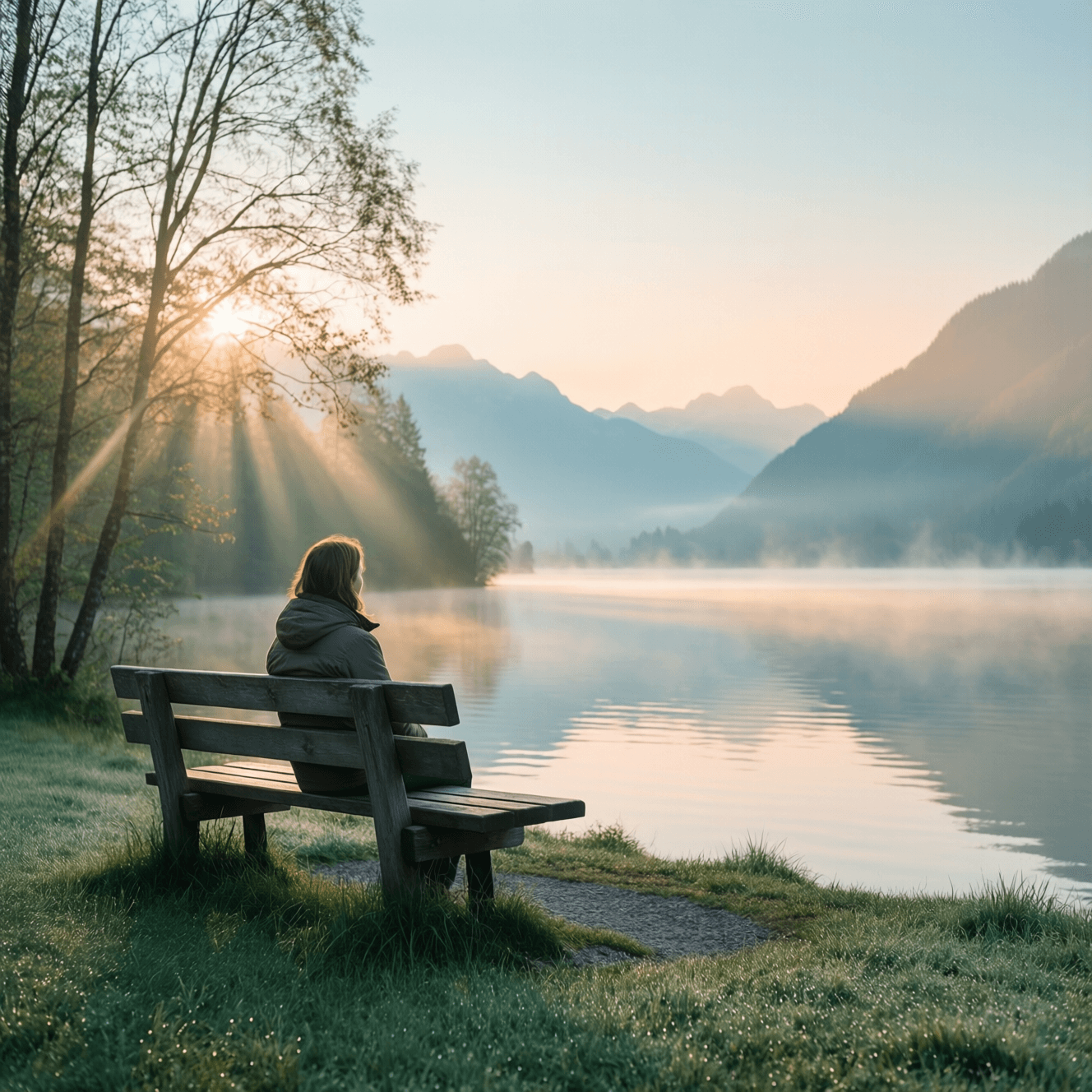 No need to hurry. No need to sparkle. No need to be anybody but oneself. — Virginia Woolf