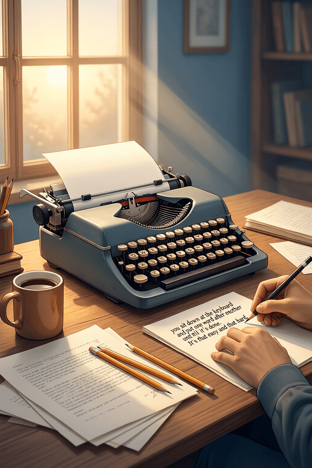 Writing Happens One Word at a Time