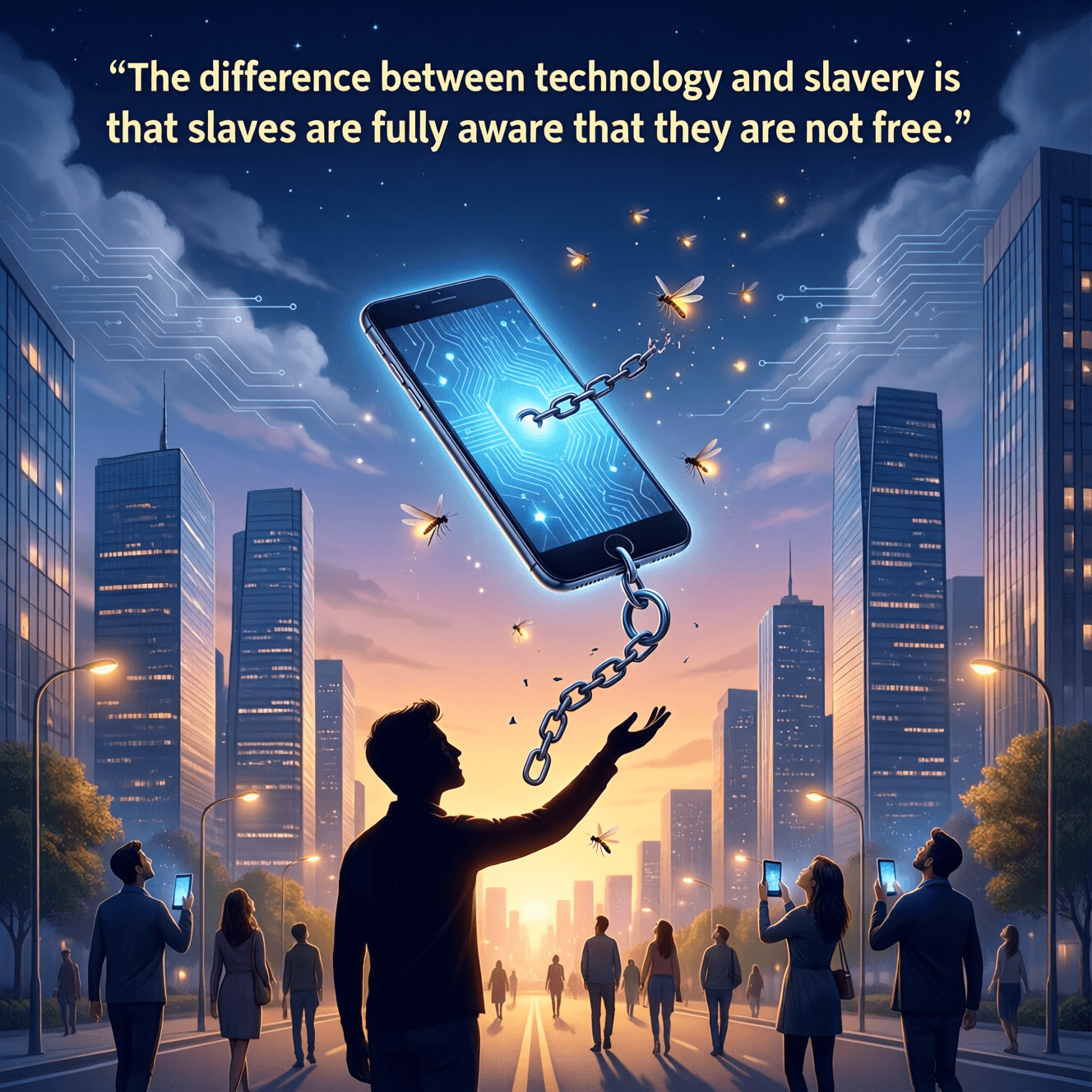 技术与奴隶制的区别在于,奴隶完全清楚自己并不自由。——纳西姆·尼古拉斯·塔勒布