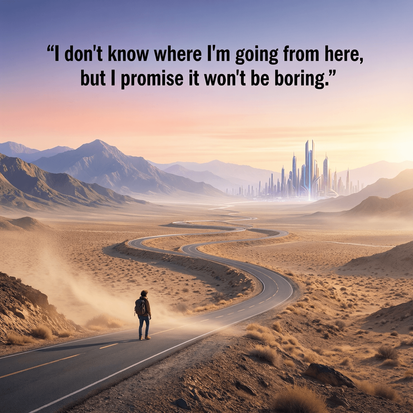 我不知道接下来要去哪里,但我保证不会无聊。——大卫·鲍伊