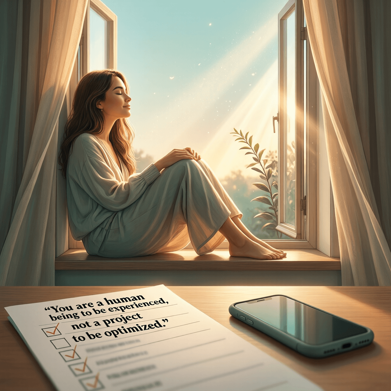 You are a human being to be experienced, not a project to be optimized. — Unknown