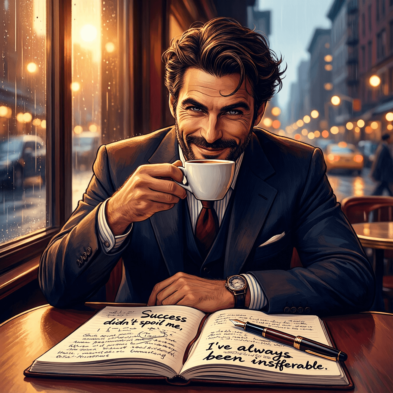 成功并没有把我宠坏,我一直都让人难以忍受。——弗兰·莱博维茨