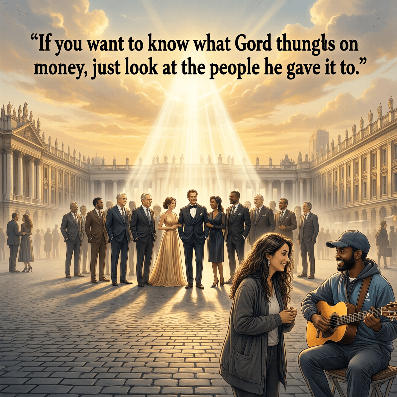 What Wealth Distribution Suggests About Divine Judgment