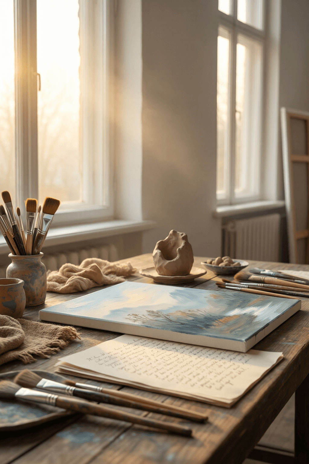 La paz profunda de crear y dejar huella